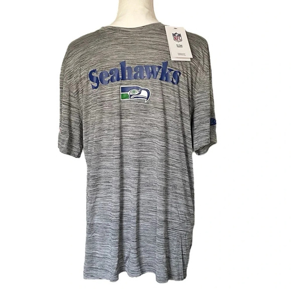 The Nike Tee Dri-Fit NFL Seattle Seahawks On Field Apparel Men's Large Shirt NWT - Picture 2 of 13
